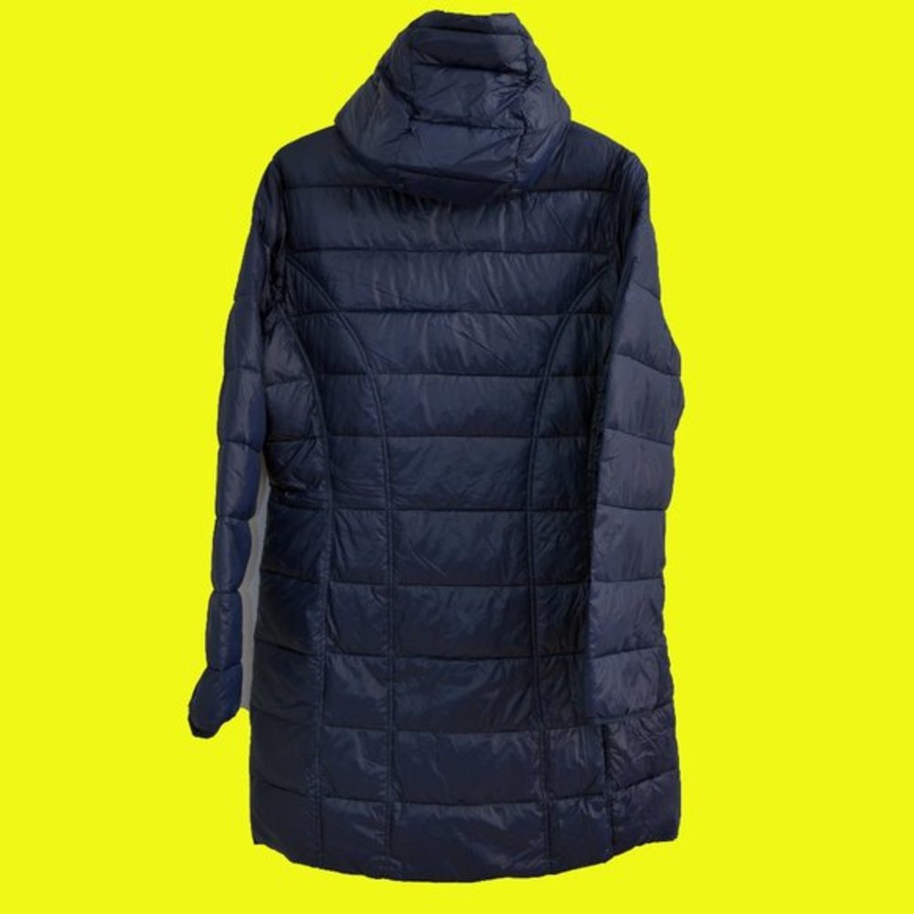 Ladies' 3/4 Length Puffer Jacket in Blue Aventure - Picture 7 of 8